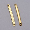 Tibetan Style Bar Links connectors TIBE-A14039-AG-FF-2