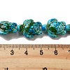 Synthetic Turquoise Dyed Beads Strands G-P507-05Q-3