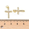 Brass Micro Pave Cubic Zirconia Pendants X1-KK-Q068-49C-G-3