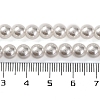 Baking Paint Pearlized Glass Pearl Round Bead Strands PEAR-H019-02B-04-5