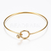 304 Stainless Steel Bangle X-BJEW-H530-01G-7