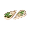 Epoxy Resin Pendants KK-Q082-02KCG-05-2