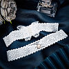 Polyester Lace Elastic Bridal Garters DIY-WH0308-148B-5