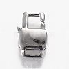Tarnish Resistant Polished 316 Surgical Stainless Steel Lobster Claw Clasps STAS-Z013-07A-2