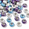 Opaque Resin European Beads RESI-C059-01B-1
