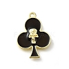 Alloy Black Enamel Gothic Style Pendants PALLOY-R157-06G-09B-1