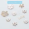 Olycraft Alloy Rhinestone Cabochons PALLOY-OC0002-15LG-5