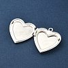 Heart Brass Locket Pendants LS-KK-K414-12B-S-2