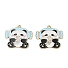 Alloy Enamel Pendants ENAM-G229-03G-04-1