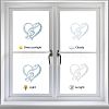 Waterproof PVC Colored Laser Stained Window Film Adhesive Stickers DIY-WH0256-048-4