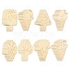 Unfinished Wood Ice Cream Cutouts WOOD-CJC0008-1