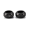 Frosted 201 Stainless Steel European Beads STAS-B020-13EB-3