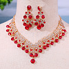 Alloy Rhinestone Jewelry Sets FS-WGE40D6-01-1