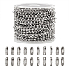 304 Stainless Steel Ball Chains CHS-CJ0001-26-1