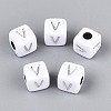 Opaque Acrylic Beads SACR-T035-03V-2