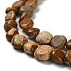 Natural Picture Jasper Beads Strands G-P497-01E-59-4