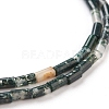 Natural Moss Agate Beads Strands G-G783-19-3
