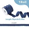 10 Yards Polyester Pleated Edged Ribbon for Clothing Decoration DIY-FI0001-13C-2