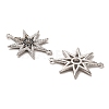 925 Sterling Silver Connector Charms STER-H110-12P-2