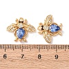 Brass Micro Pave Cubic Zirconia Pendants KK-A284-16G-02-3
