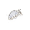Brass Glass Charms KK-A269-51P-2