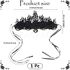 Felt Cloth and Alloy Headwear Crown OHAR-WH20020-01A-2