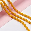 Faceted Glass Beads Strands GLAA-E037-02B-4