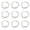201 Stainless Steel Huggie Hoop Earring Findings STAS-P283-01E-S-2
