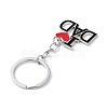 Father's Day Alloy Enamel Keychains LS-KEYC-P020-A02-2