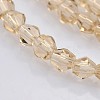 Bicone Glass Beads Strands LS-EGLA-P016-4mm-12-3