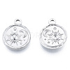 Non-Tarnish 201 Stainless Steel Pendants X-STAS-N098-182P-1