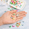 100Pcs 5 Style Handmade Polymer Clay Beads FIND-FW0001-33-7