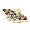 Alloy Enamel Pendants X-ENAM-R146-01B-2