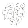 Iron Brooch Findings IFIN-K028-01P-2