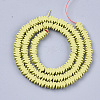 Spray Painted Non-magnetic Synthetic Hematite Beads Strands G-T116-13-06-2