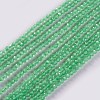 Glass Beads Strands EGLA-E057-02A-09-1