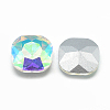 Pointed Back Glass Rhinestone Cabochons RGLA-T032-10x10mm-02-2