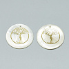 Freshwater Shell Pendants SHEL-Q016-013-2