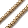 Electroplated Synthetic Non-magnetic Hematite Beads Strands G-H327-D01-03A-1
