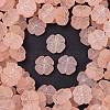 Frosted Transparent Acrylic Beads OACR-P029-19B-02-1