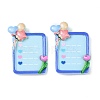 Opaque Resin Decoden Cabochons CRES-O002-01-2