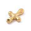304 Stainless Steel Rhinestone Pendants STAS-D300-01G-16-2