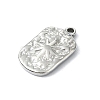 Anti-Tarnish 304 Stainless Steel Pendants STAS-L022-444P-2