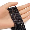 Natural Sapphire Beads Strands G-G204-A01-3.5mm-6