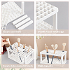 Plastic Cosmetic Brush Storage Stands MRMJ-WH0070-34A-8