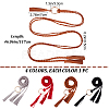 Gorgecraft 4Pcs 4 Color Microfiber Braided Chain Belts AJEW-GF0006-58-2