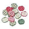 4-Hole Apple Plastic Buttons BUTT-F066-01-2