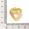 Mother's Day Brass Micro Pave Clear Cubic Zirconia Pendants FIND-Z041-20L-3