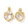 Glass Pendants KK-G424-13G-02-2