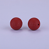 Round Silicone Focal Beads SI-JX0046A-80-2